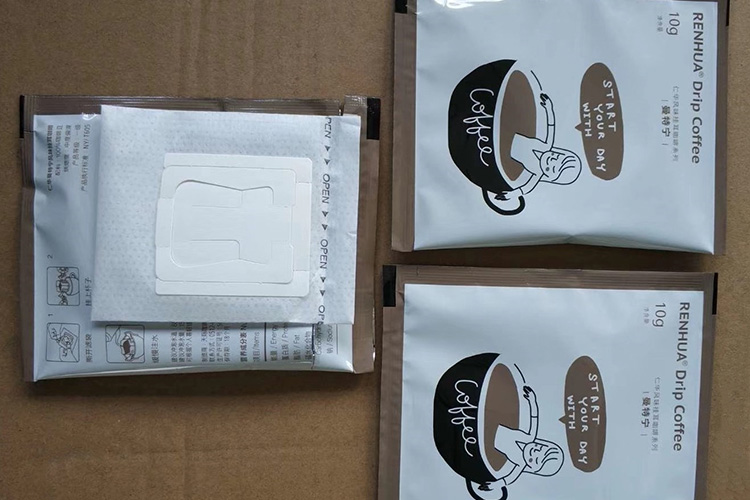 DXDPC-188 Tropfkaffee-Verpackungsmaschine mit Innen- und Außenbeutel